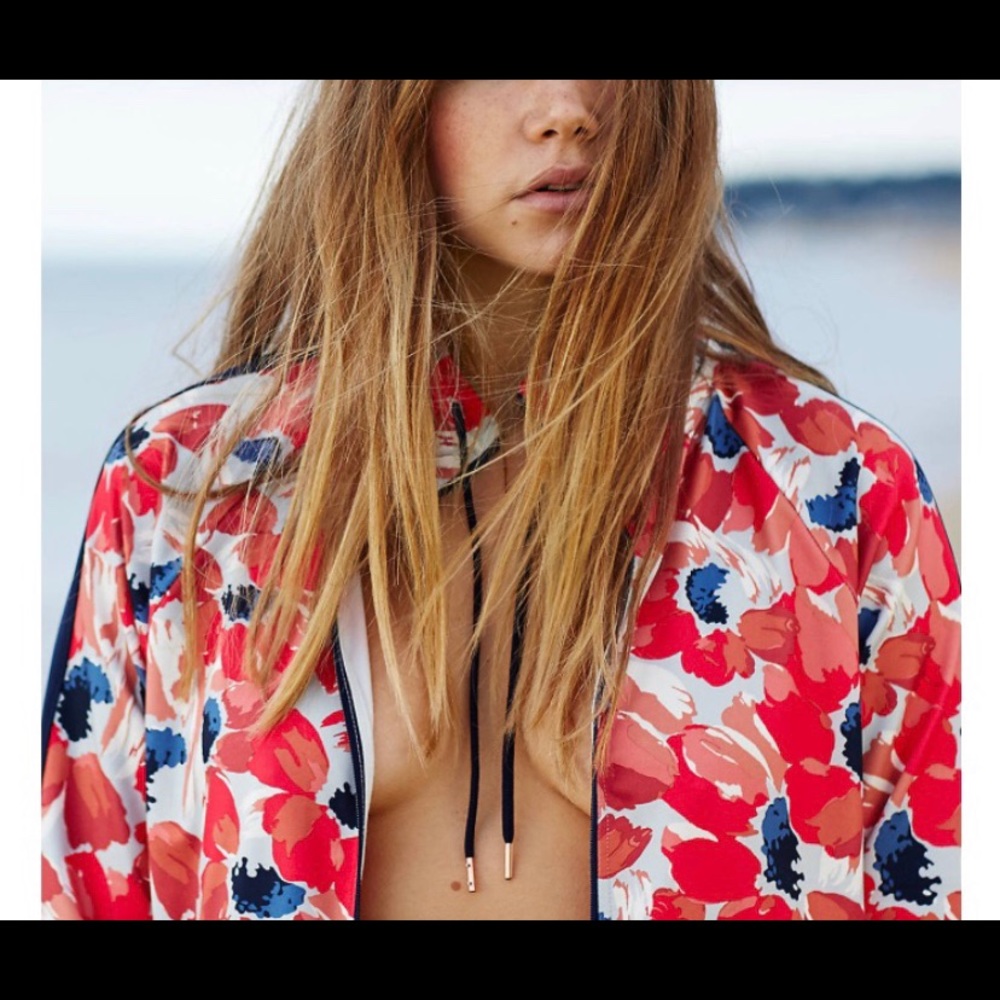 american eagle Aerie Flower Track Jacket